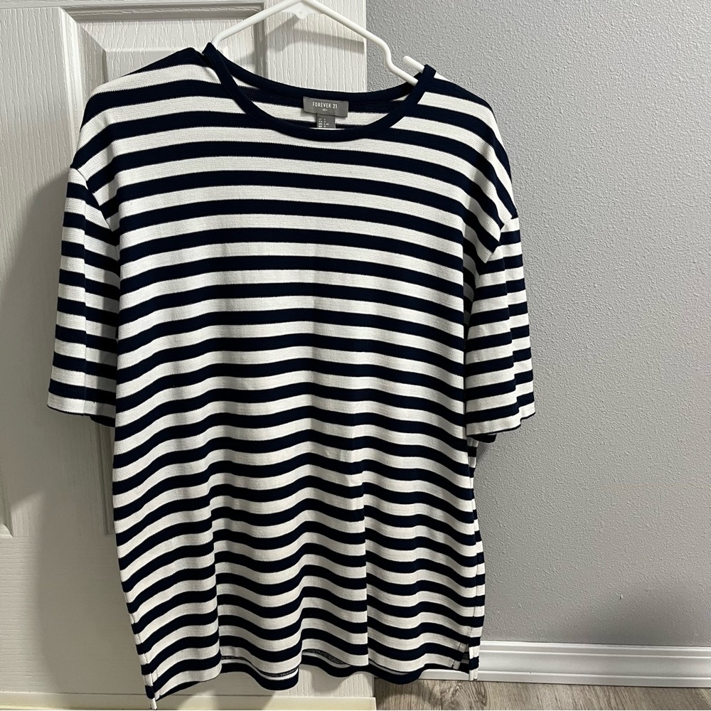 Mens Oversized Striped T-shirt